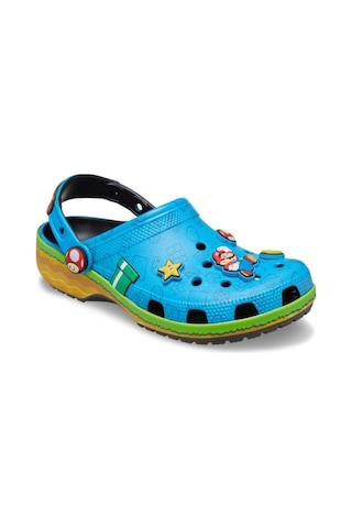 Crocs Super Mario Core Cls Clg K Çocuk Terlik-16450 Mavi