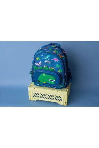Packnjoy - Çocuk Sırt Çantası Small 2-4 Yaş - Dino Roar Lacivert