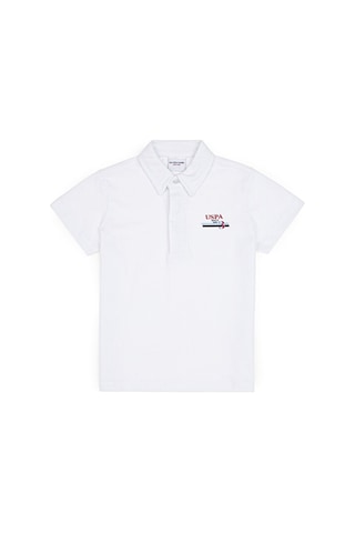 U.S. Polo Assn. Erkek Çocuk Tişört 50325175-vr033 Beyaz