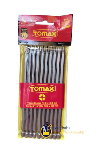 Tomax Ph2 X 150 Mm Bits Uç 10 Adet
