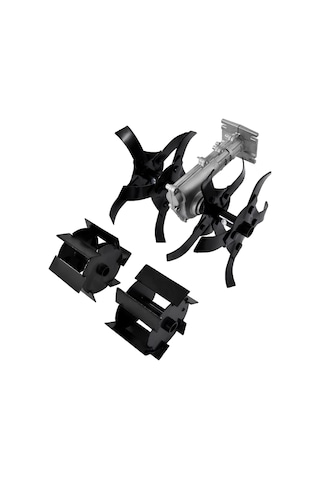 Ablacks C-52 4 Zamanlı Profesyonel Yan Tırpan + Toprak Çapalama Aparatı 2 Adet Çapa + Altıgen Bıçak