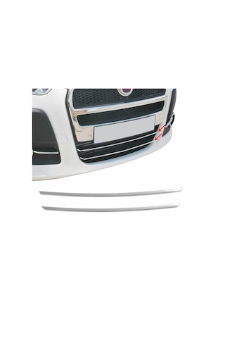 Fiat Doblo Krom Ön Tampon Çıtası 2010-2014 2Prç Paslanmaz Çelik N11.2615