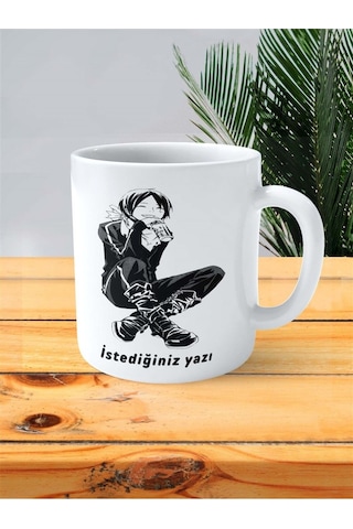 Noragami Beyaz Baskılı Kupa Bardak Kişiye Özel Model 2 Çok Renkli