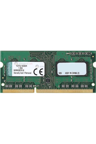 Kingston KCP3L16SS8/4 4GB DDR3 1600 MHz SODIMM Notebook Bellek