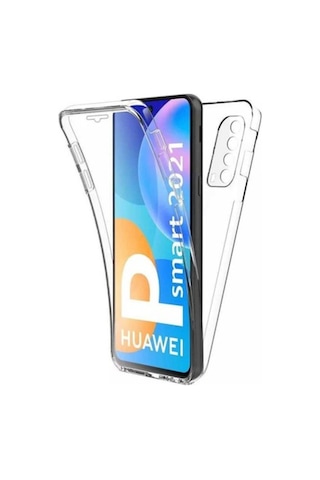 Microcase Huawei P Smart 2021 360 Ön Arka Full Cover Seffaf Kilif 542156888