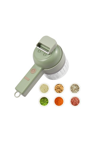 Xindoker Usb Şarjlı Elden Elektrikli Sebze Dilimleyici - Dilimleme/doğrama/temizleme Fonsiyonu, Tek Tuşlu Kontrol, Taşınabilir Mutfak Aleti