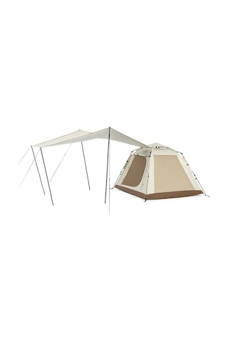 Naturehike Ango Piknik 3 Otomatik Kurulum Standart Tenteli Çadır Bej