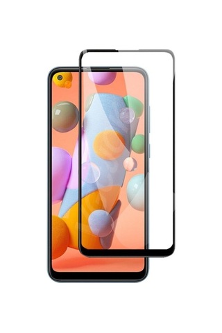 Logis Samsung Galaxy Uyumlu A11 Antistatik 5d Tam Kaplayan Ekran Koruyucu Cam