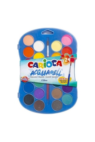 Carioca Sulu Boya 30 Mm Fırçalı 24 Lü