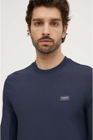 Guess Erkek Tech Stretch Cn Sweatshirt - Lacivert Lacivert