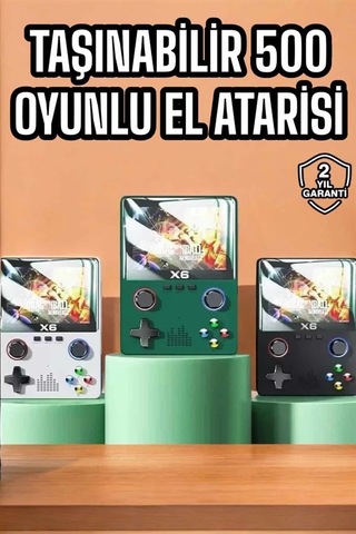 Şarjlı El Atarisi 3.5 İnç Ekran Kitap Okuma, Müzik Dinleme Ve Video İzleme Arka Kapak