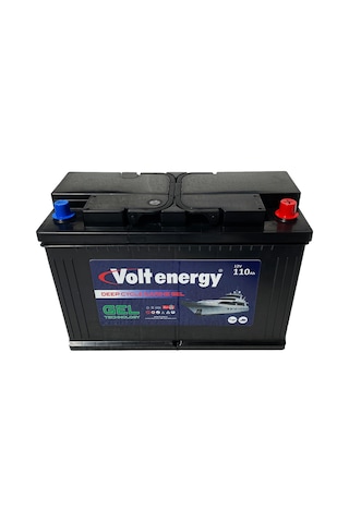 Volt Energy 12 V 110 Amper Deep Cycle Marin Jel Nanocarbon Akü