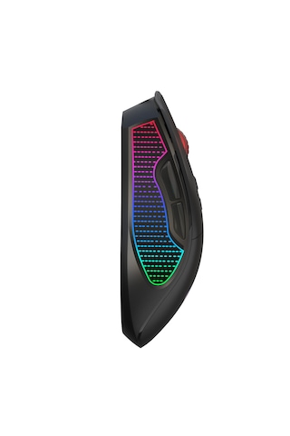 Crossfire Air V1 Tri-mod Kablosuz 10000 Dpi Pixart 3325 Sensör Makro Yazılım Rgb Gaming Mouse Siyah Crossfire-air-b