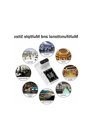Trendooze Duvara Monte Kızılötesi Termometre - Hızlı Ölçüm Ve Güvenlik