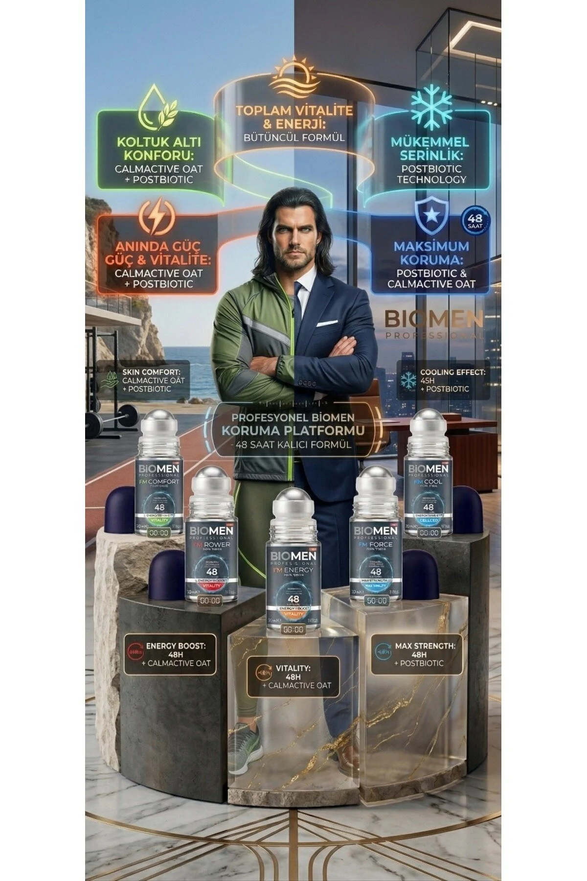 Roll-on For Men Ferahlatıcı Etki I'm Force 50 Ml
