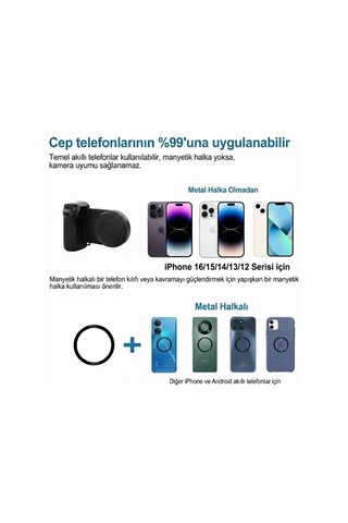 Bluetooth Manyetik Telefon Yapıştırma Kavrama Halka Dolgu Işığı İle Magsafe Selfie Klips Najmaddin
