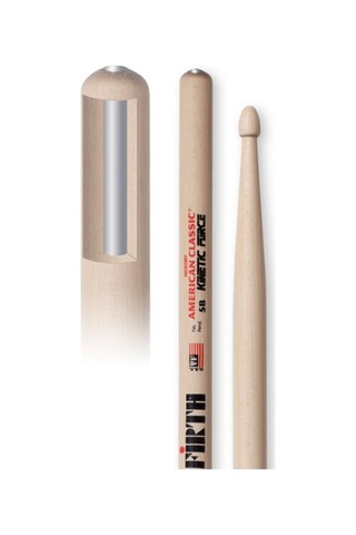 Vicfirth V5bkf Baget 5b Wood Kinetic Force Hickory 0.595