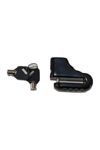 Motosiklet Çelik Disk Kilidi Kilit 5.5 Mm Siyah Alarmlı Değildir
