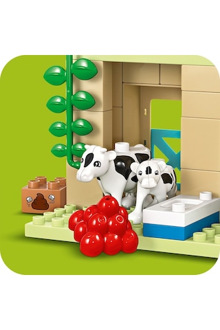 Lego 10416 Duplo Çiftlikte Hayvanların Bakımı 10416 - 2 Yaş & Üzeri Çocuklar İçin Eğitici Oyuncak Yapım Seti 74 Parça