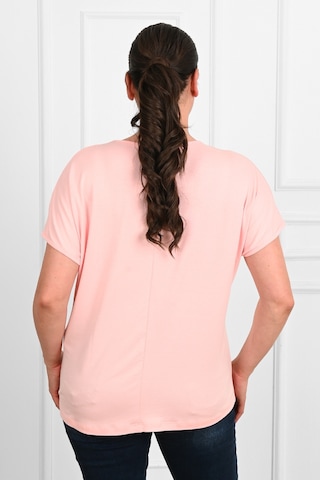 Kadın V Yaka Büyük Beden T-shirt 1486-23 001