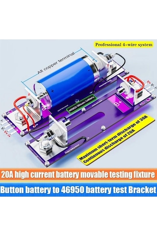 Maoyaya 20a 4-kanallı Pil Test Standı 18650 İç Direnç Kapasitesi