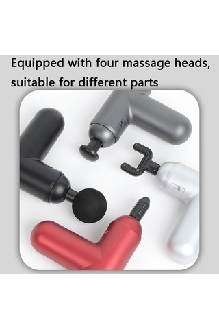 Artfulabode Titreşimli Masaj Tabancası, Mini Kırmızı J12a Fasya Düğme Sones Çok Renkli