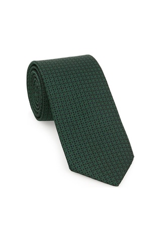 Yeşil Kravat Kol Düğmesi Hediyelik Set-brianze Kmk-19