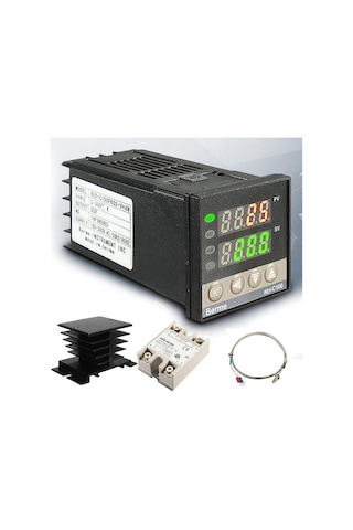 Didadodo Dijital 220v Ac Pıd Rex-c100 Sıcaklık Kontrol Cihazı Max.40a Ssr K Termokupl, Kullanıcı Dostu Arayüz