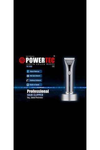 Powertec TR-1700 Pro Deluxe Saç Sakal Kesim Makinesi