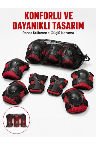 Semel Dizlik Dirseklik Kırmızı