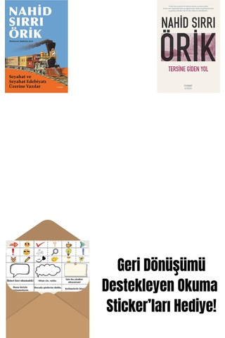 Seyahat Ve Seyahat Edebiyatı Üzerine Yazılar + Tersine Giden Yol + Okuma Sticker'ları