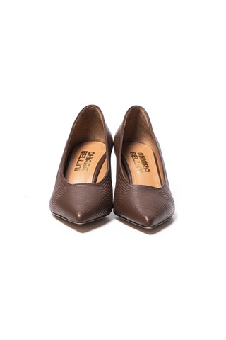 Napa 1196 Praline C1475 Topuklu/ Stiletto Kadın Diğer 9841 152 Chiara Bellini Leather Kahverengi