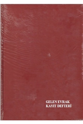 Gelen Evrak Kayıt Defteri Ciltli 144 Yp Özkan Siyah