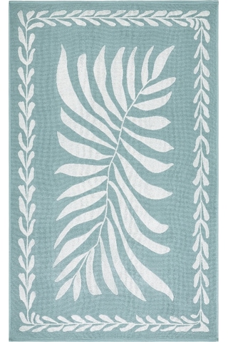Özdilek Boho Leaf Plaj Havlusu 90x150 -yeşil