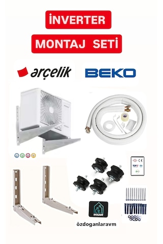 Klima Montaj Seti Boru Çapı : 1/4-3/8 Uzunluk 3 Metre 50