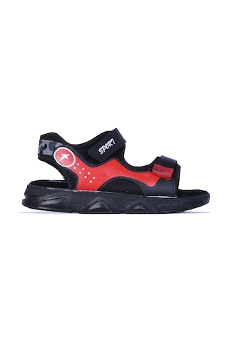 Skuaiter Skuaıter Plv-6150 Cırtlı Yazlık Erkek Çocuk Sandalet Siyah