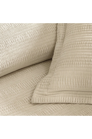 Linens Velona King Yatak Örtüsü Seti Kum