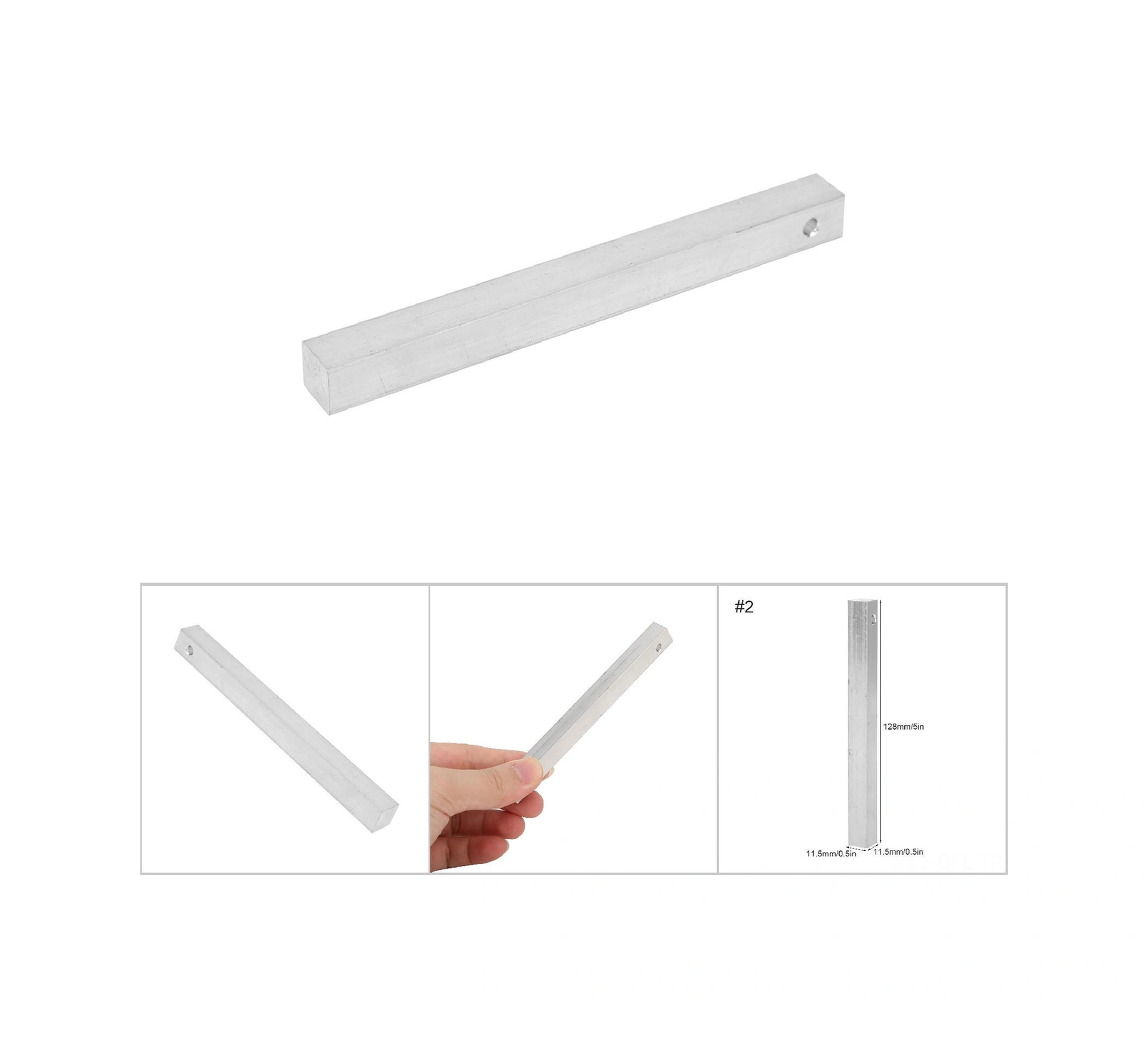 Dofolink Kamp Isı Kaynağı: Yüksek Saf Magnesiyum Blok, Dış Mekan Ateşleme Seti, 11.5x11.5x100mm Gümüş