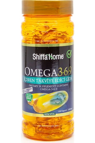 Aksuvital Shiffa Home Omega 3-6-9 Soft Jel 100 Softgel