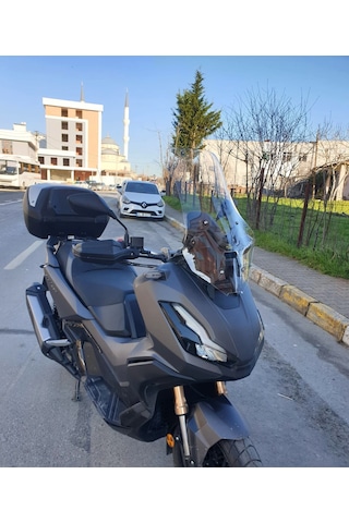 Motocam Honda Adv 350 Ön Cam 2023-2026 Model 60cm Şeffaf Renkli 4mm Orta Boylu