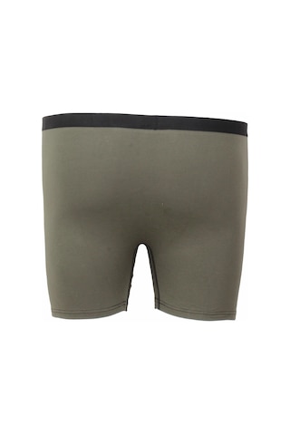 Starbattal Erkek Büyük Beden Likralı Uzun Paça Boxer 11906 Askeri Yeşil-askeri Yeşil Haki
