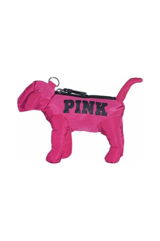Victoria's Secret Vs Pink Katlanabilir Puantiyeli Pupy Temalı Mini Çanta Siyah
