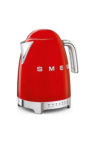 Smeg KLF04 1.7 LT Paslanmaz Çelik Su Isıtıcı Kettle Kırmızı