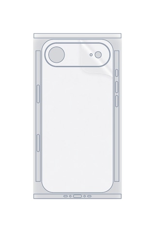 Apple iPhone 17 Air Uyumlu Fullbody Arka Kaplama Hidrojel Koruyucu Film 74170802