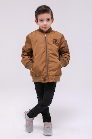 Benitto Kids Erkek Çocuk Mevsimlik Yağmurluk Ceket 51294-kahve Kahverengi
