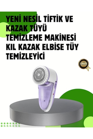 Pamuk Tiftik Tüy Temizleme Makinesi 5w - 3 Bıçaklı Sistem Renkli