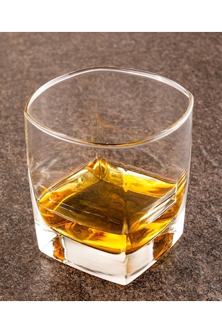 Perlotus 300 cc Sterlin Serisi Tekli Dört Köşeli Viski Bardağı