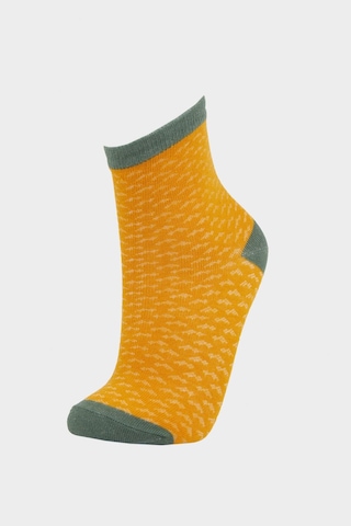 Defacto Erkek Çocuk 5li Pamuklu Uzun Çorap F4719a8nskr1 Çok Renkli