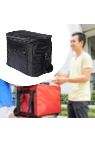 Suntek Yalıtımlı Soğutucu Çanta İkram Ofisi Dış Siyah