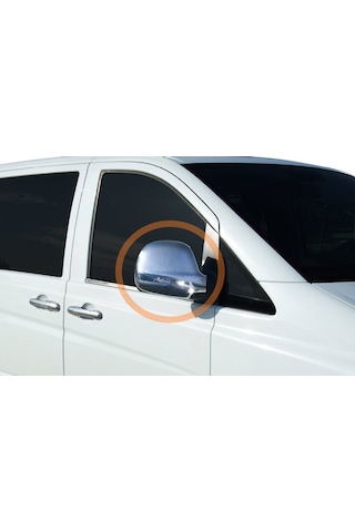 Ayna Kapağı Krom Aksesuar 2 Parça Vito W639 Van 2004 2010 Model İçin Uyumlu
